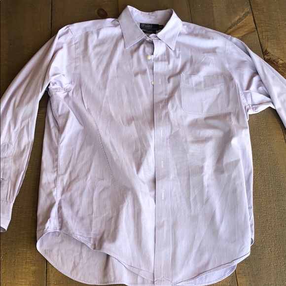 Polo Ralph Lauren lavender button down - Picture 1 of 6